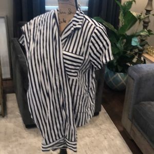SOMA Pajama Set Navy Stripe- XS/S Perfect!